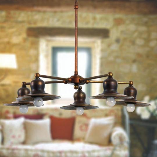 imas 35973 5l rez csillar nappali klasszikus lampa 5 agu otagu rez tanyeros veranda toscana toszkan nyaralo etterem kerek asztal vilagitas nagymeretu elegns klasszikus.jpg